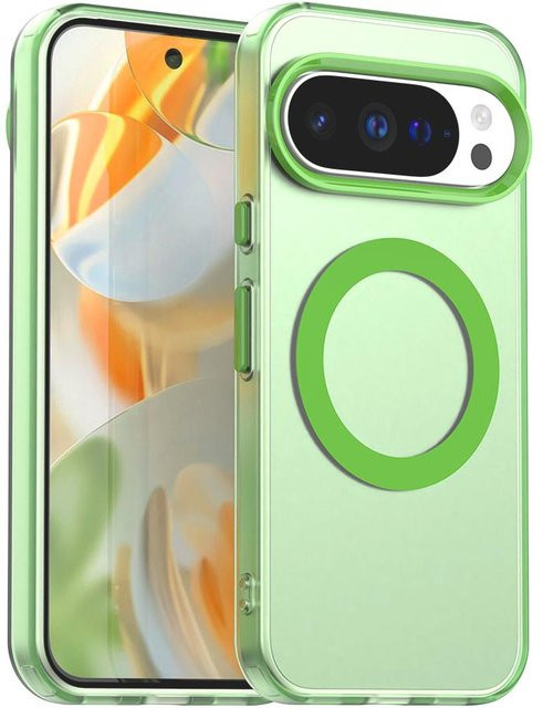 Candy Clear MagSafe Schutzhülle für Google Pixel 10, 9 Pro XL, 9A, 8, 8A Pro – Stoßfeste Slim Bumper Hülle in Grün - Bild 1