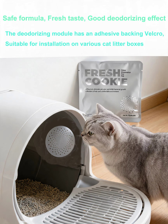 LITEKIPET 2/4 Boxen Geruchsentferner kompatibel mit TONEPIE und automatischen Katzenklos zur Geruchskontrolle für Katzenurin - Bild 2