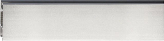 Mydeco Gardinenstange für Gleiter in Edelstahl-Optik, Farbe: Silber, Durchmesser: 3,2 cm x 1,1 cm, Länge: 210 cm - Bild 1