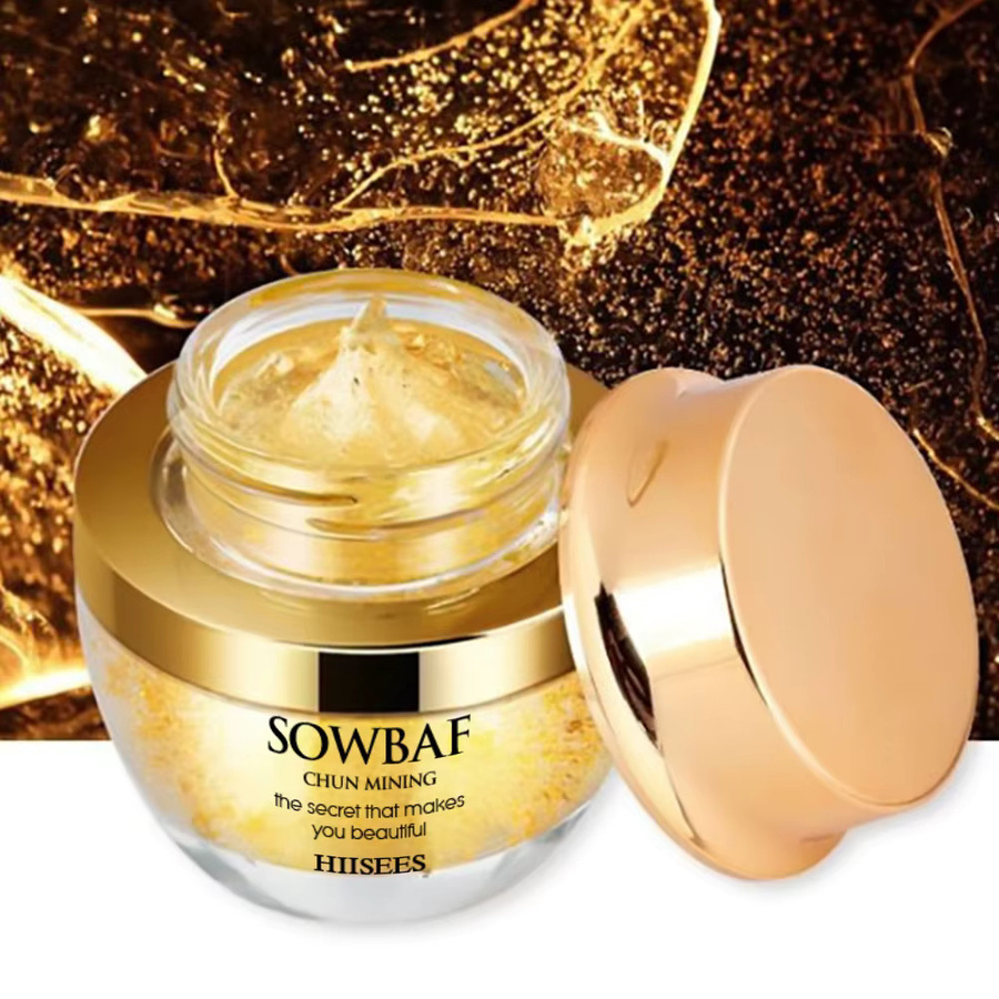 LGRAMER 24K Gold Snail Collagen Gesichtscreme, 50 ml, Unisex - Bild 2