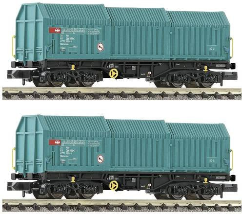 Fleischmann 6660037 N 2er-Set Teleskophaubenwagen der SBB - Bild 1