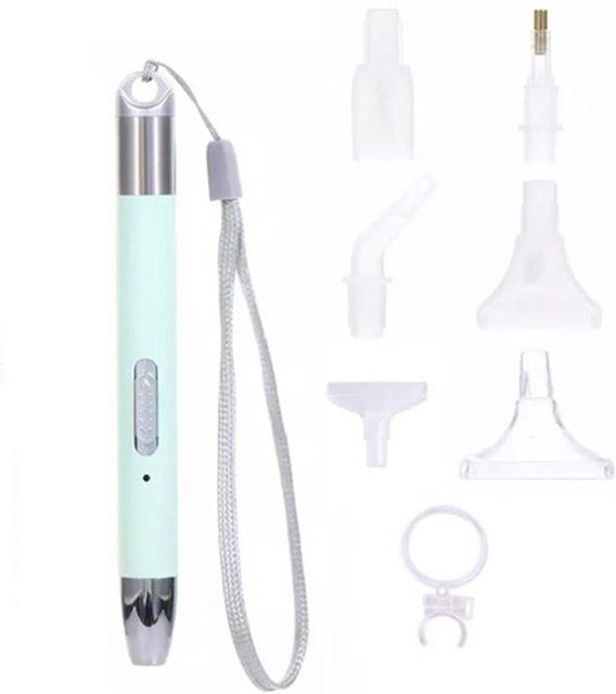 Happy6 USB wiederaufladbarer Beleuchtungspunkt-Bohrstift für 5D-Diamantmalerei in Grün - Bild 1