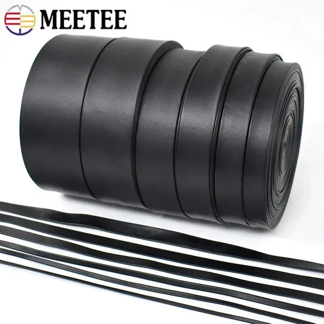 Meetee Halskette, Schwarz, PU Leder, Unisex - Bild 1