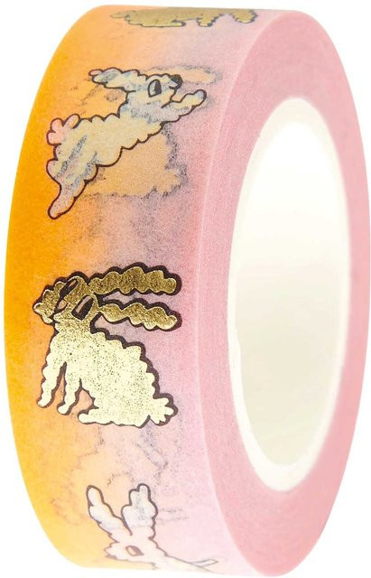 Rico Design Paper Poetry Washi Tape Futschikato Hasen Multicolor - Bild 1
