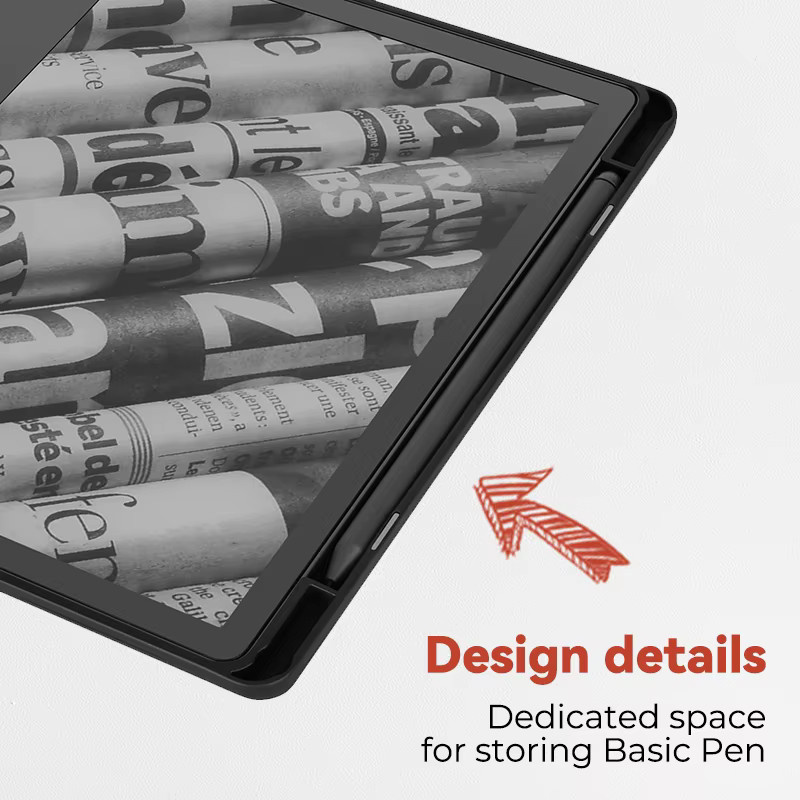 Twosheep Hülle für Kindle Scribe 2024 und 2022, Hartschale mit magnetischem Auto-Sleep-Wake und Stifthalter im Notebook-Stil - Bild 3