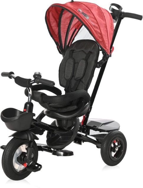 Lorelli Dreirad Zippy 3 in 1 mit umkehrbarem Sitz und Luftreifen in Rot - Bild 1