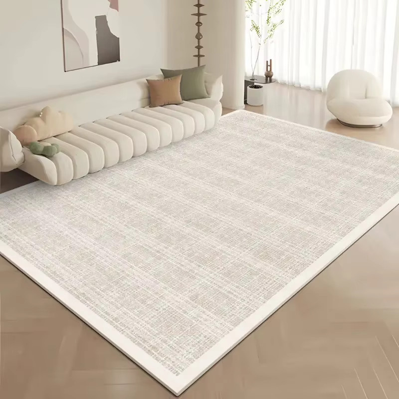 VIKAMA Nordic Wohnzimmerteppich im skandinavischen Design, rutschfeste Schmutzfangmatte für Wohnzimmer und Schlafzimmer, rechteckig - Bild 1