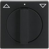 Busch-Jaeger Abdeckung für Jalousie-Schalter und Jalousie-Taster Future Linear in Schwarz - Bild 1