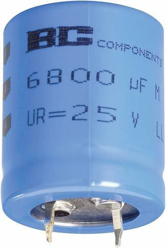 Vishay Elektrolyt-Kondensator SnapIn 4700 µF 40V 20% Blau B/T/H: 10 x 25 x 30 mm - Bild 1