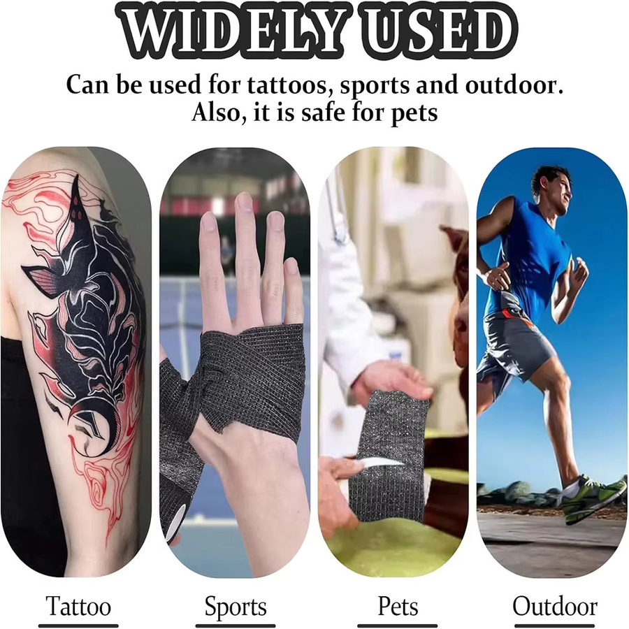 TRUE STAR Tattoo Grip Abdeckung Wraps, 3 Stück, Einweg, Selbstklebend - Bild 4