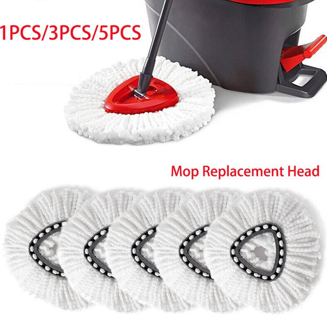 Vileda Wring Wischen Ersatz Mikrofaser Mopp Refill in Weiß - Bild 1