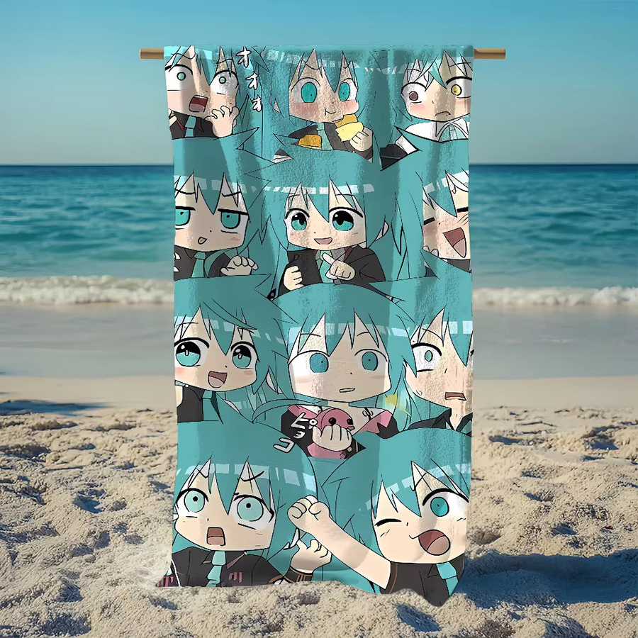 Bilibili Cartoon Handtuch, schnell trocknend und weich, Multicolour - Bild 2