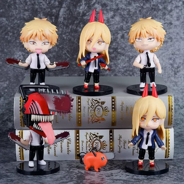 TAKARA TOMY Chainsaw Man Pochita Actionfigur, 6-teiliges Set - Bild 1