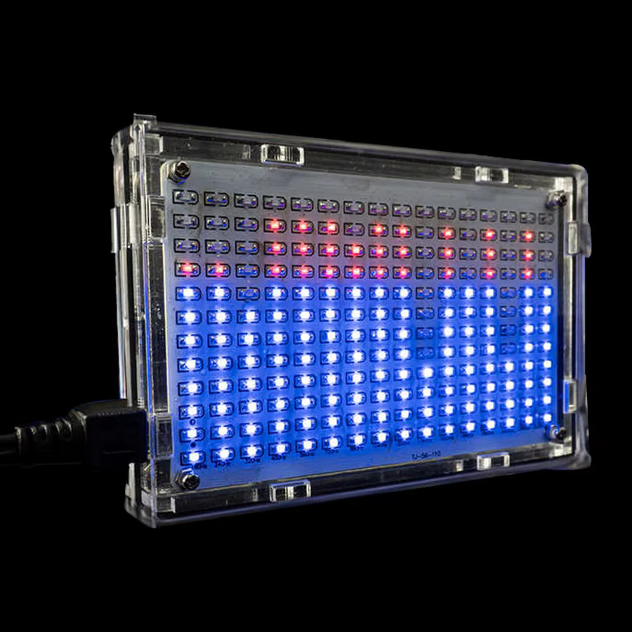 UICPAL DIY LED Sound Control Noten Sound Display Elektronisches Mikrocontroller Lötkit mit Gehäuse - Bild 2