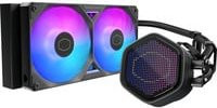 Cooler Master MasterLiquid 240 Atmos II Pixel LED AIO Wasserkühlung in Schwarz mit Multicolour Beleuchtung - Bild 1
