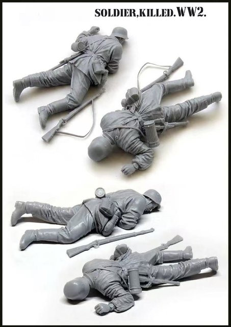 BAANFU Geschichte Mini Scene-435 Harzfiguren, Montagemodellbausätze, Maßstab 1:35 - Bild 1