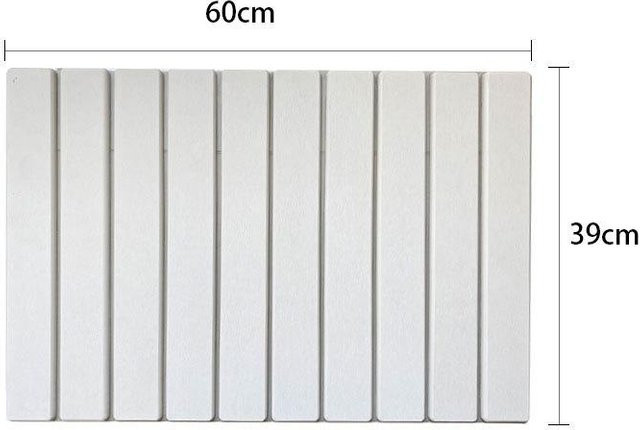 Super absorbierende Stein Abtropfmatte aus Kieselgur von Golden Childhood, weiß, B/T: 60 x 39 cm - Bild 1