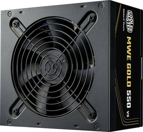 Cooler Master MWE 550W V3 NM FR Netzteil, ATX Stromversorgung in Schwarz - Bild 1