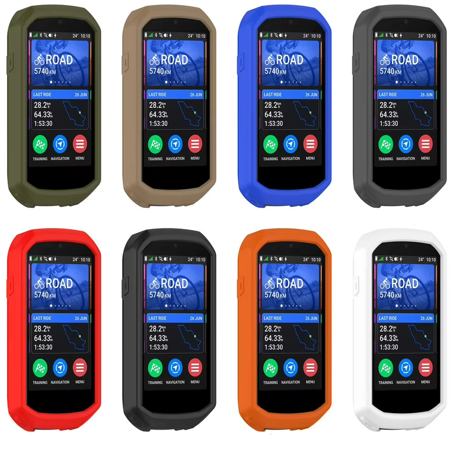 Silikonhülle für Garmin Edge 1050 in Blau, flexible weiche Stoßstangen-Schutzhülle als Zubehör - Bild 5