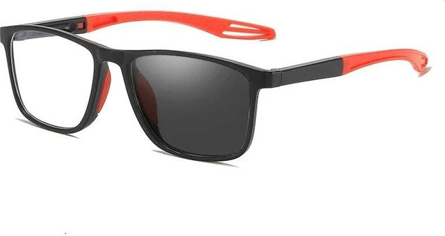 DIXSG Lesebrille, Vollrand, Square, TR90, Unisex, black - Bild 1