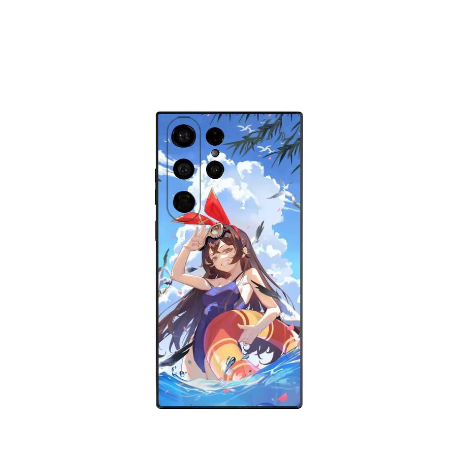 Amber Genshin Impact Handyhülle für Samsung Galaxy S25 S24 S23 S22 S21 S20 Plus 5G, Frosted Non-Slip Full Soft Cover, Multicolour - Bild 4