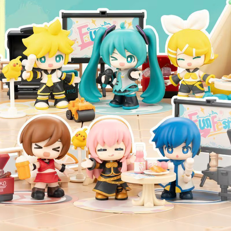 BLOKEES Hatsune Miku Terrassenparty, Bausteine Blind Box, Puppe Ornament - Bild 2
