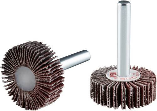 Rhodius Fächerschleifer 305115 für Metall, 10 Stück, Braun - Bild 1