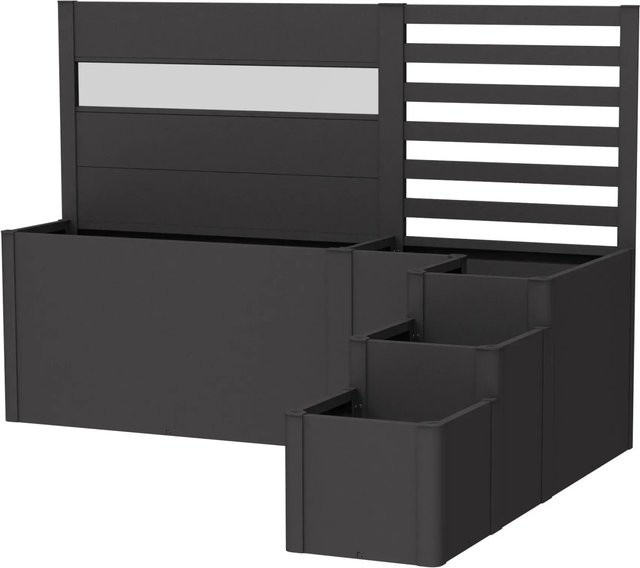 Biohort Pflanzkasten DaVinci Dunkelgrau-Metallic B/H/T: 250 x 168 x 201 cm - Bild 1