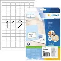 Herma Premium Universaletiketten weiß, 25,4 x 16,9 mm, 25 DIN A4 Bogen mit insgesamt 2800 Etiketten - Bild 1