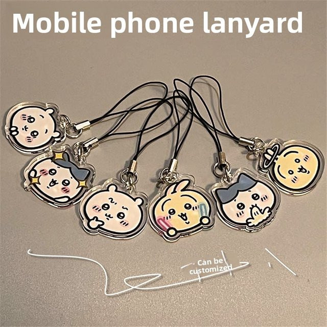 Bandai Handykette Acryl, Hachiware Usagi Anhänger, Lanyard - Bild 1
