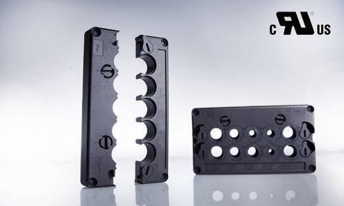 Jacob Kabeldurchführungsleiste in Schwarz - Bild 1