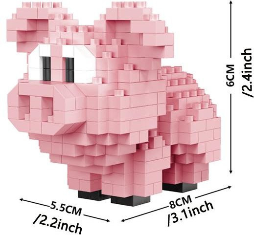 Wucifang Bags 3D Tierpuzzle Bausteine Haustier-Serie, ab 14 Jahren - Bild 1