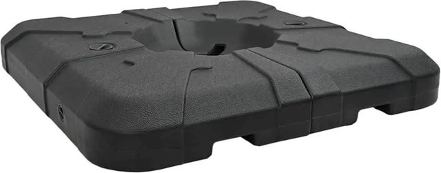 vidaXL Basis für Freischwinger-Sonnenschirm in Schwarz aus Kunststoff - Bild 1