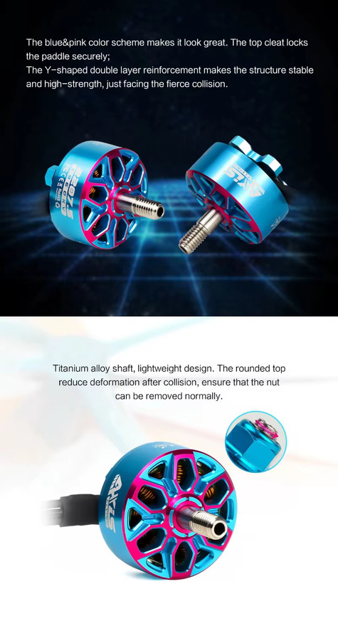 AXISFLYING BANDO 2207 2207.5 1960KV FPV Brushless Motor, Metall, CE-gekennzeichnet - Bild 3