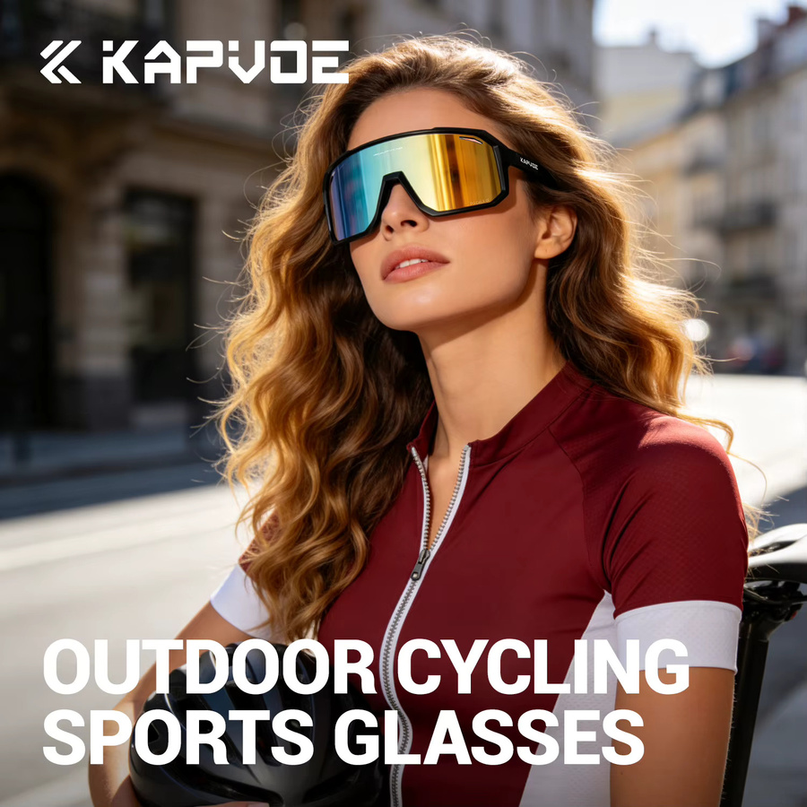 Kapvoe Sonnenbrille, polarisiert, Vollrand, black, unisex - Bild 3