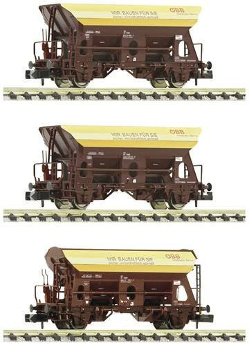 Fleischmann 6660057 N 3er-Set ÖBB Schotterwagen - Bild 1