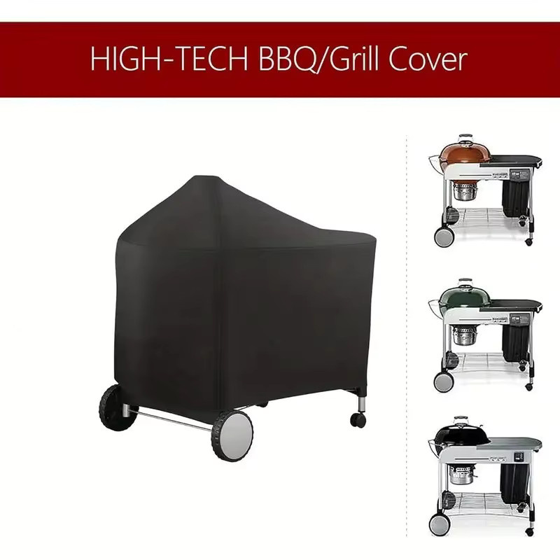 Weber Performer Deluxe 22" Grillabdeckung in Schwarz mit UV- und Regenschutz - Bild 5