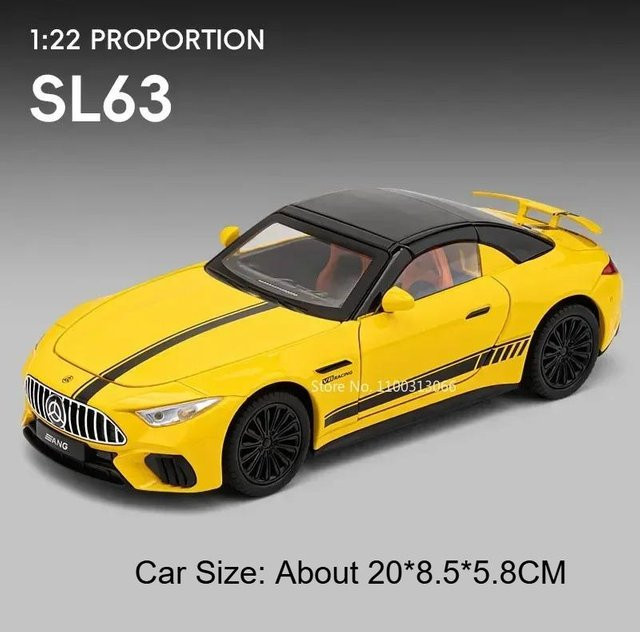 Linyi toy car Veneno Sl63 Modell Supercar, Spielzeug, 1:22, Metall, ab 14 Jahren - Bild 1