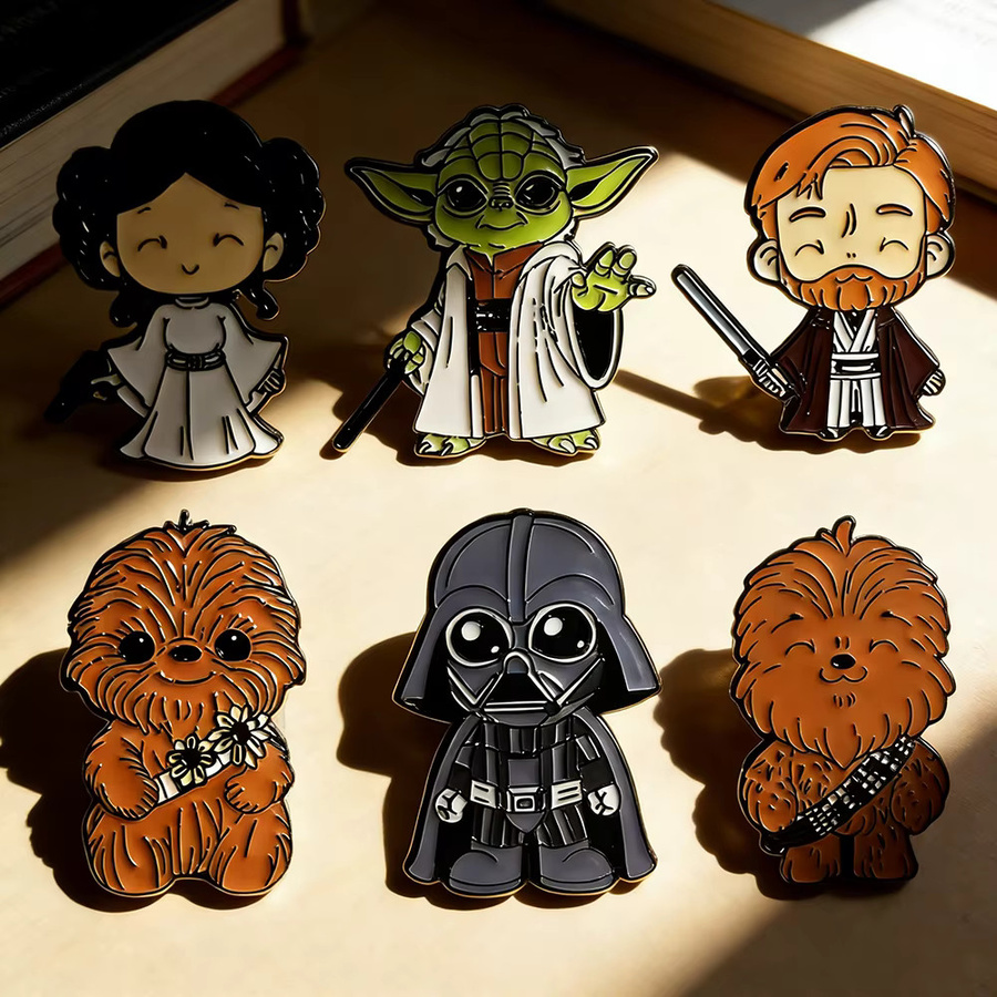 Star Wars Pin-Set, Metall, Bunt, Unisex - Bild 2