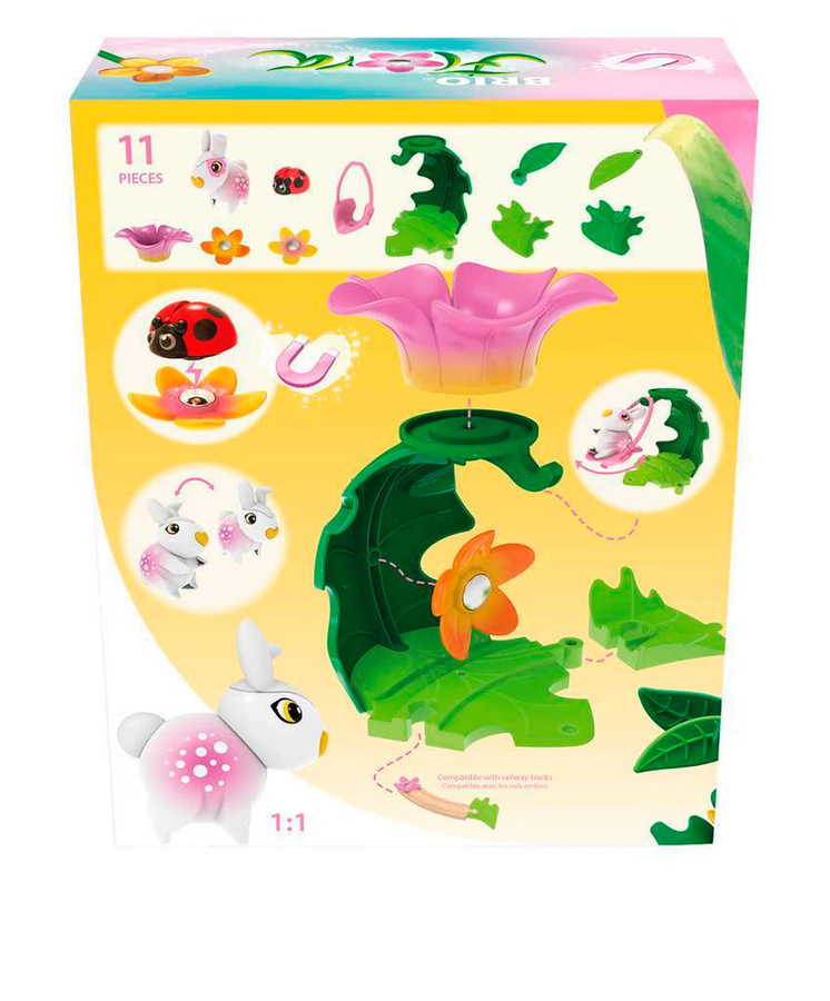 BRIO Flora Azaleas Blütenschaukel Holzspielzeug in Bunt/Mehrfarbig - Bild 3