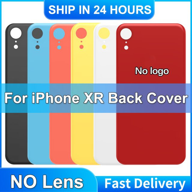 Sinmaytai Ersatzgehäuse für iPhone XR Rückglas und Akkudeckel in Schwarz oder Weiß - Bild 1