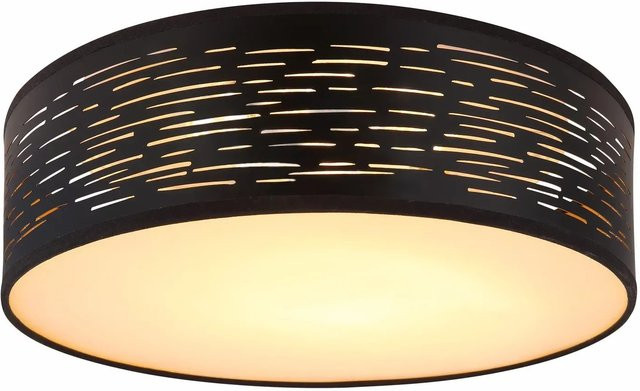Globo LED-Deckenleuchte Tunno Schwarz Durchmesser: 38 cm - Bild 1