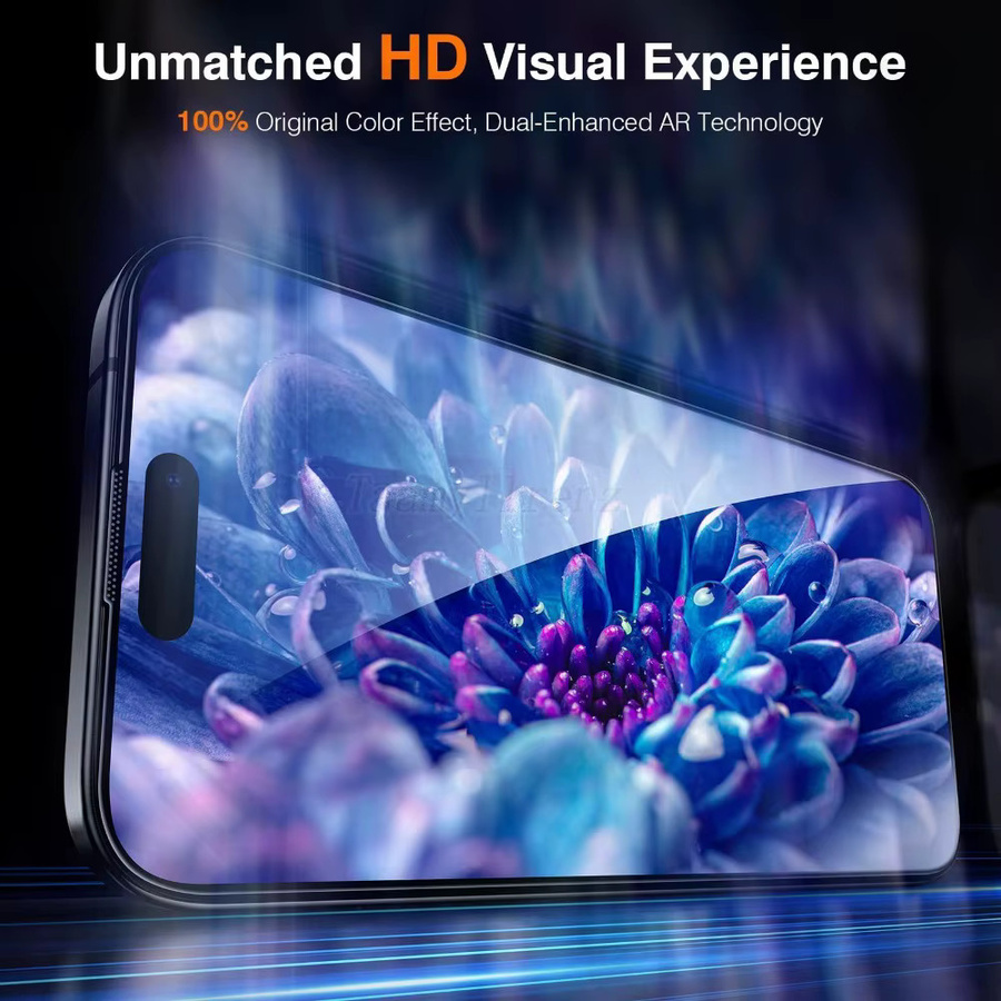 DIXSG 2er Pack Ultra HD Panzerglas für iPhone 17 16 15 14 13 12 11 Pro Max Plus XR XS in Transparent - Bild 6