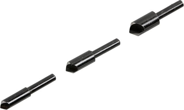 LUX-TOOLS Senker-Satz für Holz aus Stahl in Schwarz mit 8 mm, 10 mm und 12 mm - Bild 1