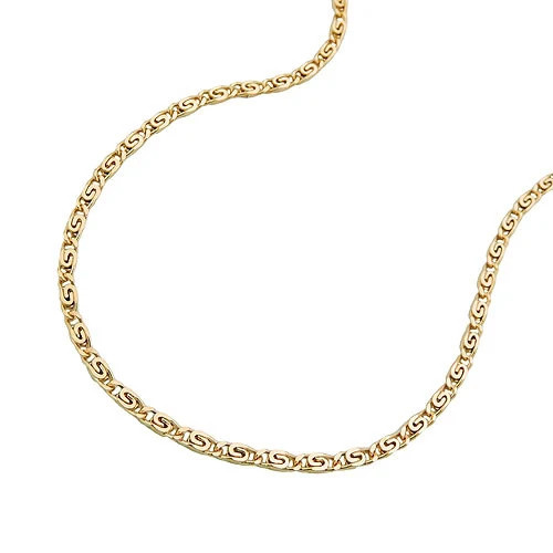 SIGO Kette S-Panzer, 585 Gold, 36 cm, Unisex - Bild 1