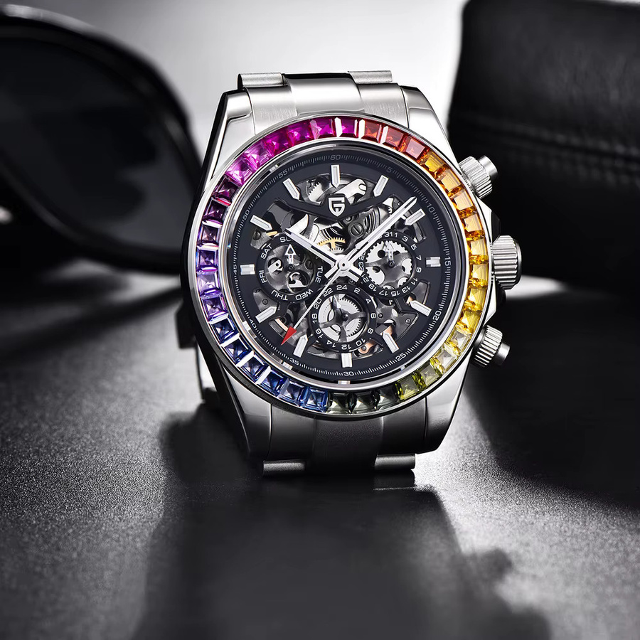 PAGANI DESIGN Armbanduhr, Automatik, Edelstahl, Saphirglas, Herren - Bild 2