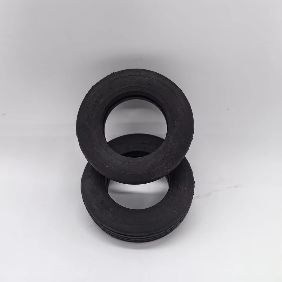 LESU Rad Reifen, 52mm, für 1/14 RC Hydraulische Anhänger Lkw, Schwarz - Bild 2