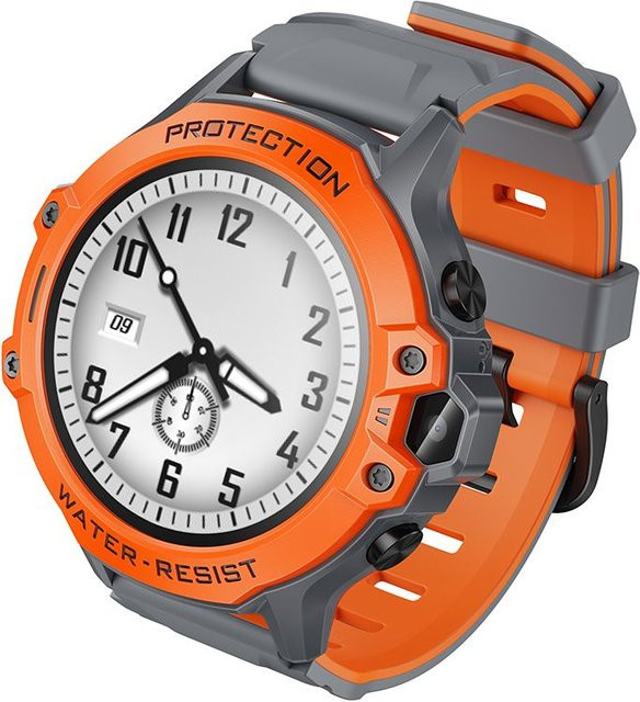 HOCO Smartwatch Y107 Kids mit GPS und Telefonfunktion, Orange - Bild 1