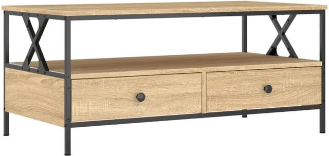 vidaXL Couchtisch aus Holzwerkstoff in Sonoma-Eiche, B/T/H: 100 x 51 x 45 cm - Bild 1