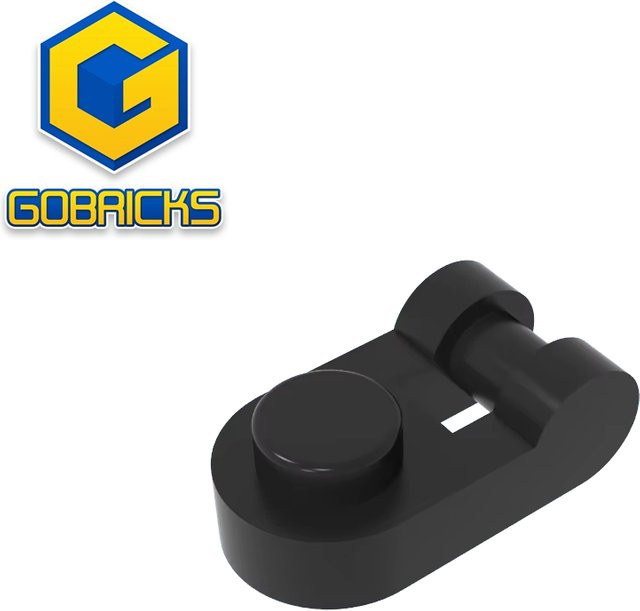 Gobricks GDS-1290 Platte, 1-teiliges Set, schwarz - Bild 1